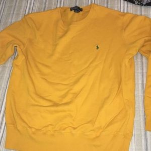 Yellow polo sweater
